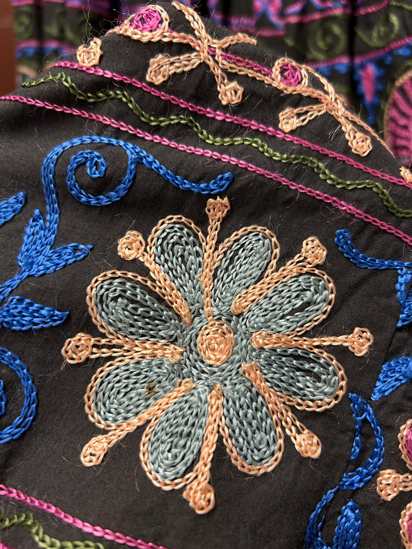 Vintage Flower Stitche Skirt [I30167]