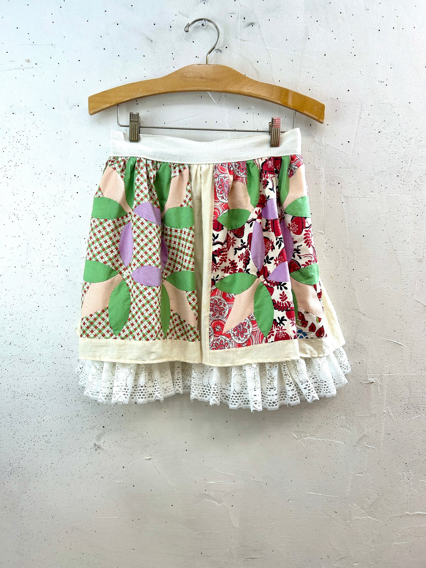 Vintage Apron 〜Funny dot CRAZY〜 [F32862]