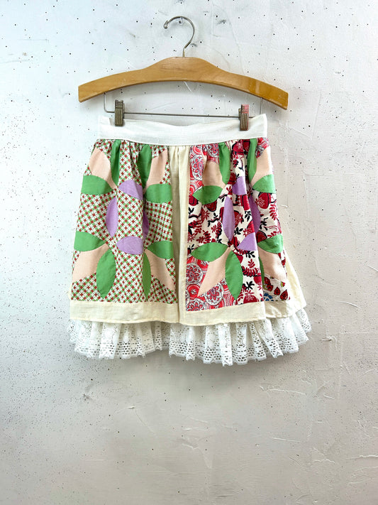 Vintage Apron 〜Funny dot CRAZY〜 [F32862]