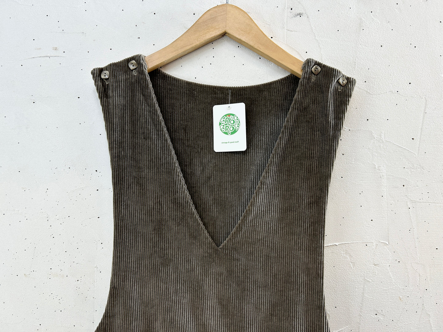 Vintage Corduroy Dress [J30470]