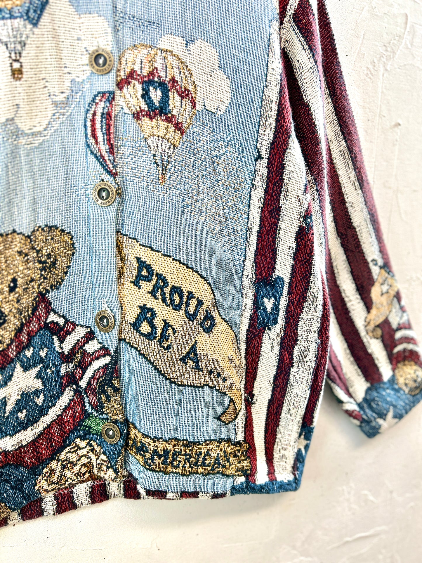 Vintage Rug Jacket 〜SUGAR STREET WEAVERS〜 MADE IN USA [L30978]