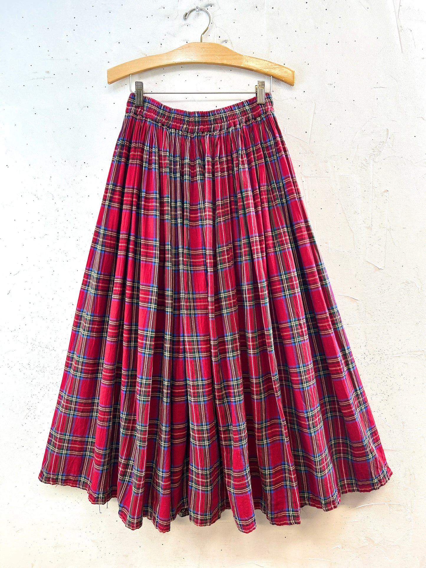 Vintage plaid Skirt [K30730]