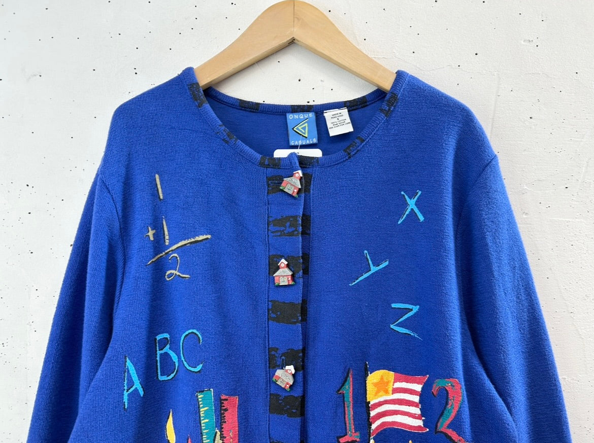 Vintage Cotton Knit Cardigan [D32153]