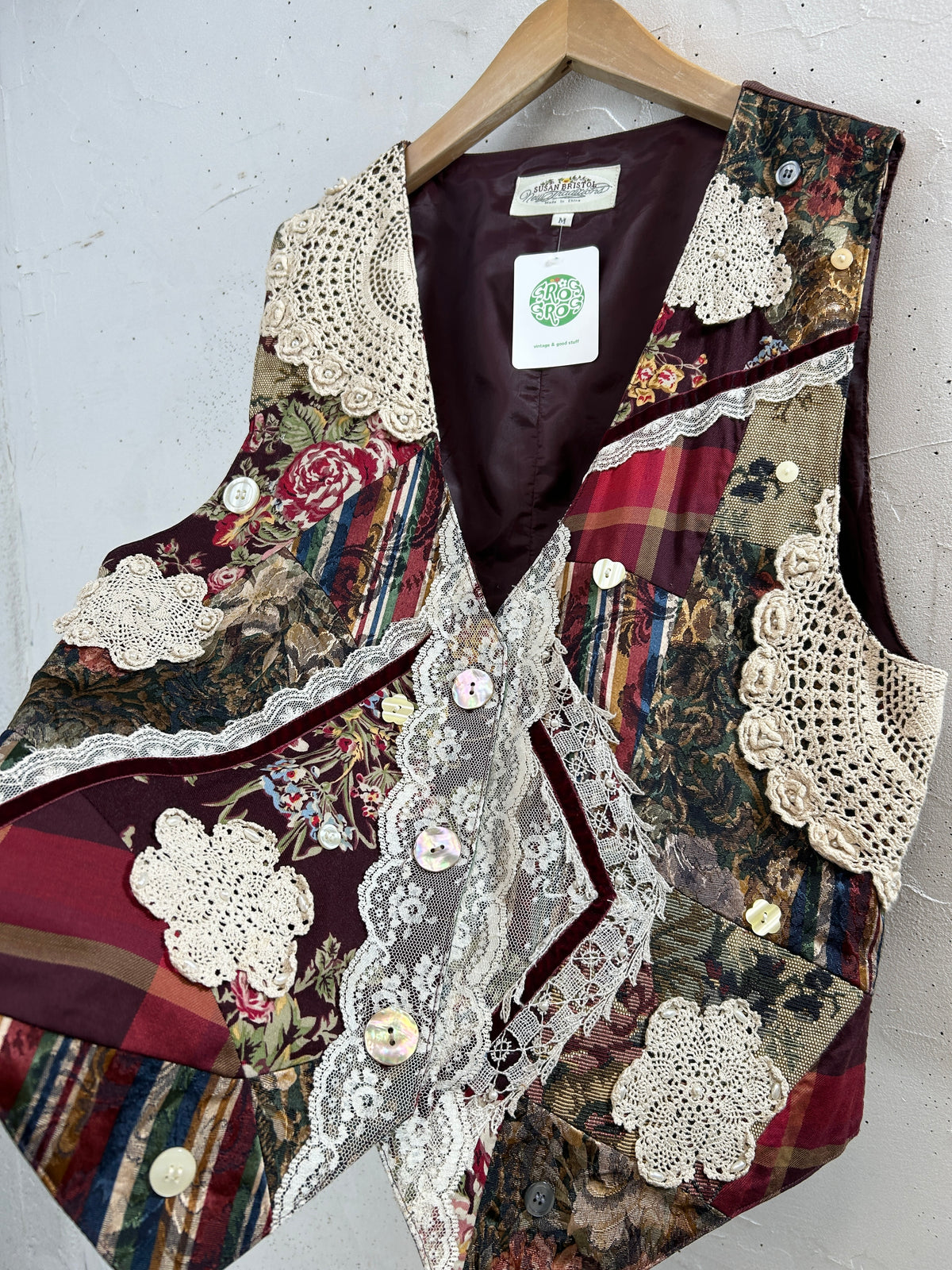 Vintage Gobelin Vest 〜Susan Bristol〜 [J34333]