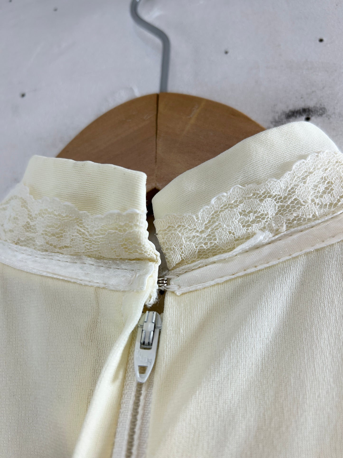 Vintage White Lace Dress [K30816]