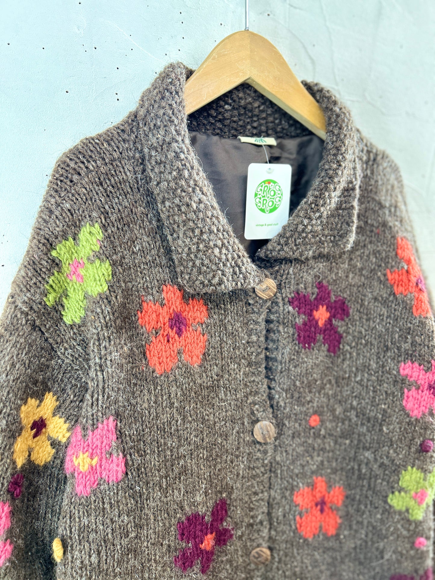 Vintage Knit Cardigan 〜PACHAMAMA〜 [K30855]