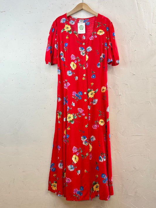 Vintage Viscose Dress [G30638]