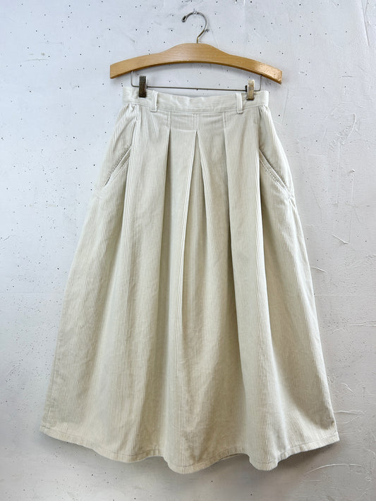 Vintage Corduroy Skirt [I30113]