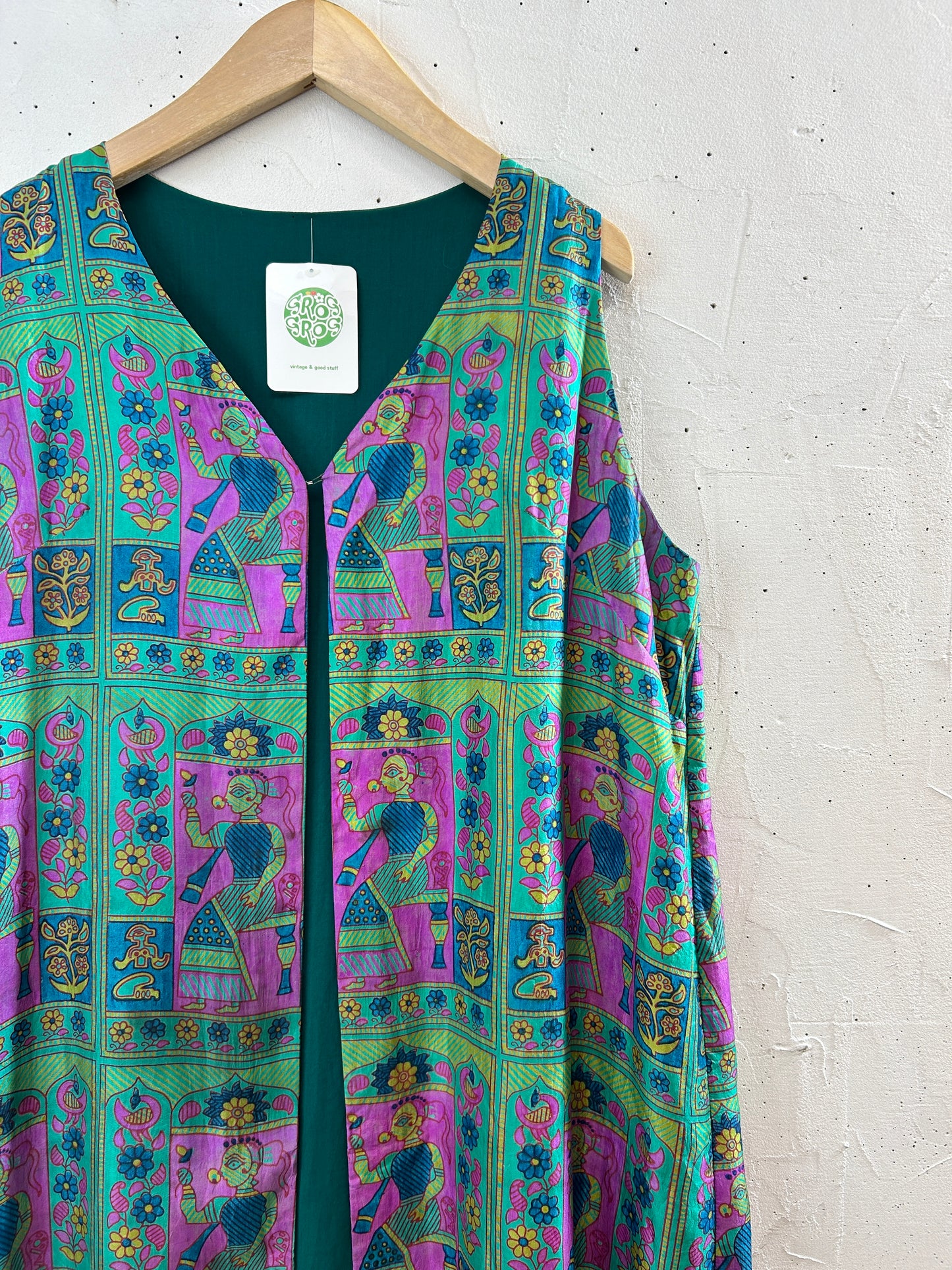 Vintage Long Vest [I30213]