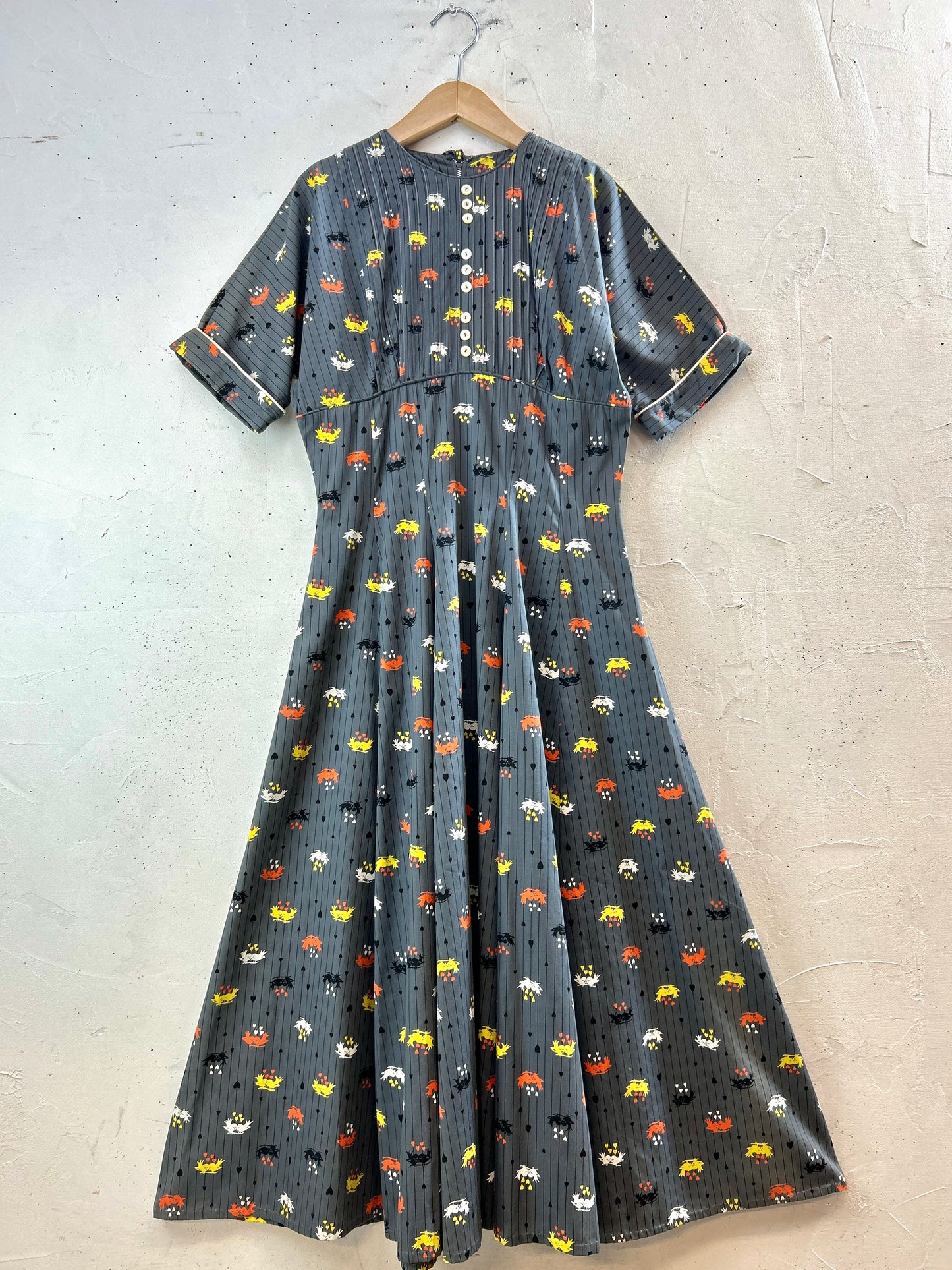 '50sVintage Dress of NEW YORK  [J30561]