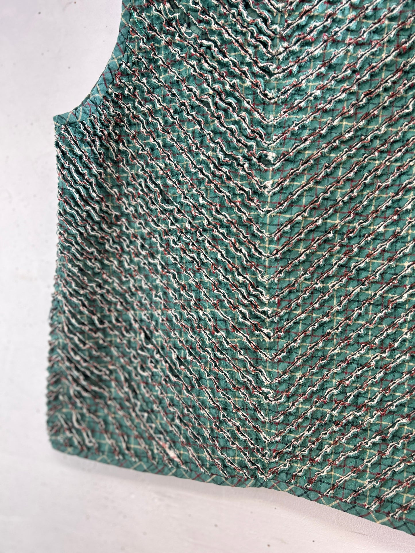 Vintage Slash Quilt Vest [C31812]
