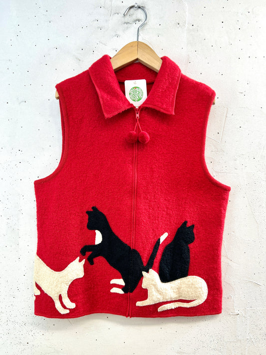 Vintage Cat Vest [A31215]