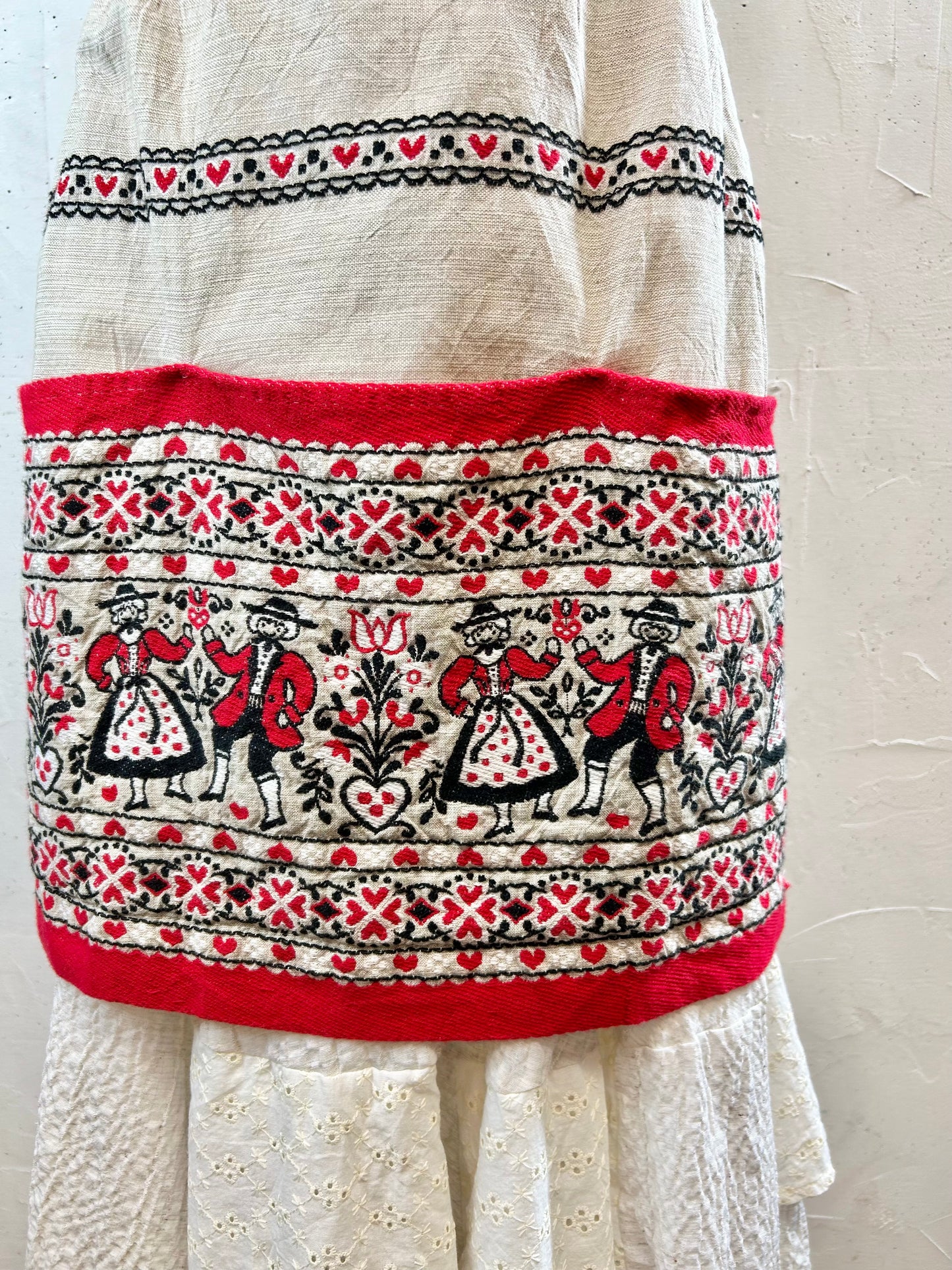 Vintage Tyrol Apron MADE IN AUSTRIA [G30713]