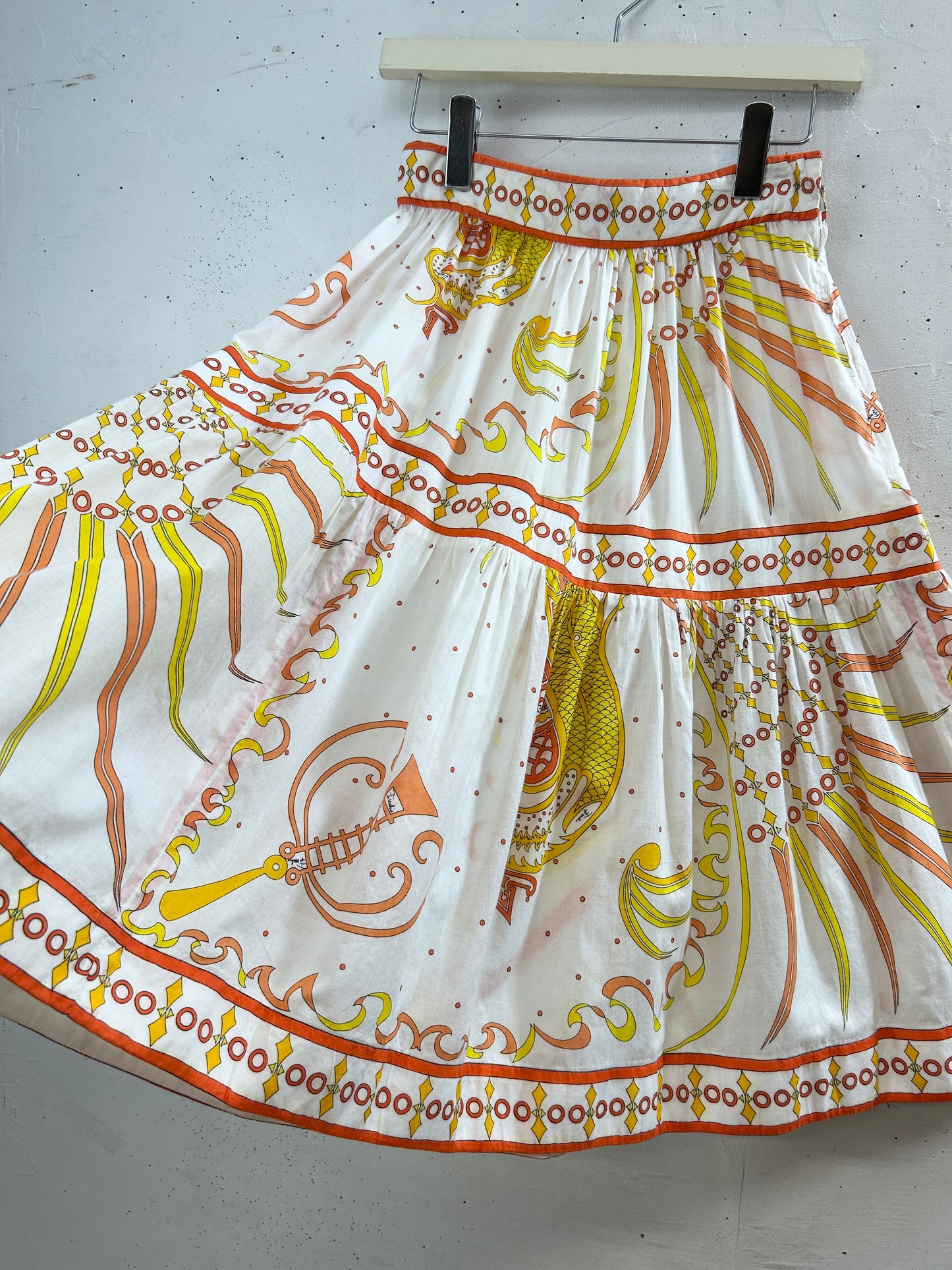 '70s Vintage Skirt 〜Emilio pucci〜 [G33007]