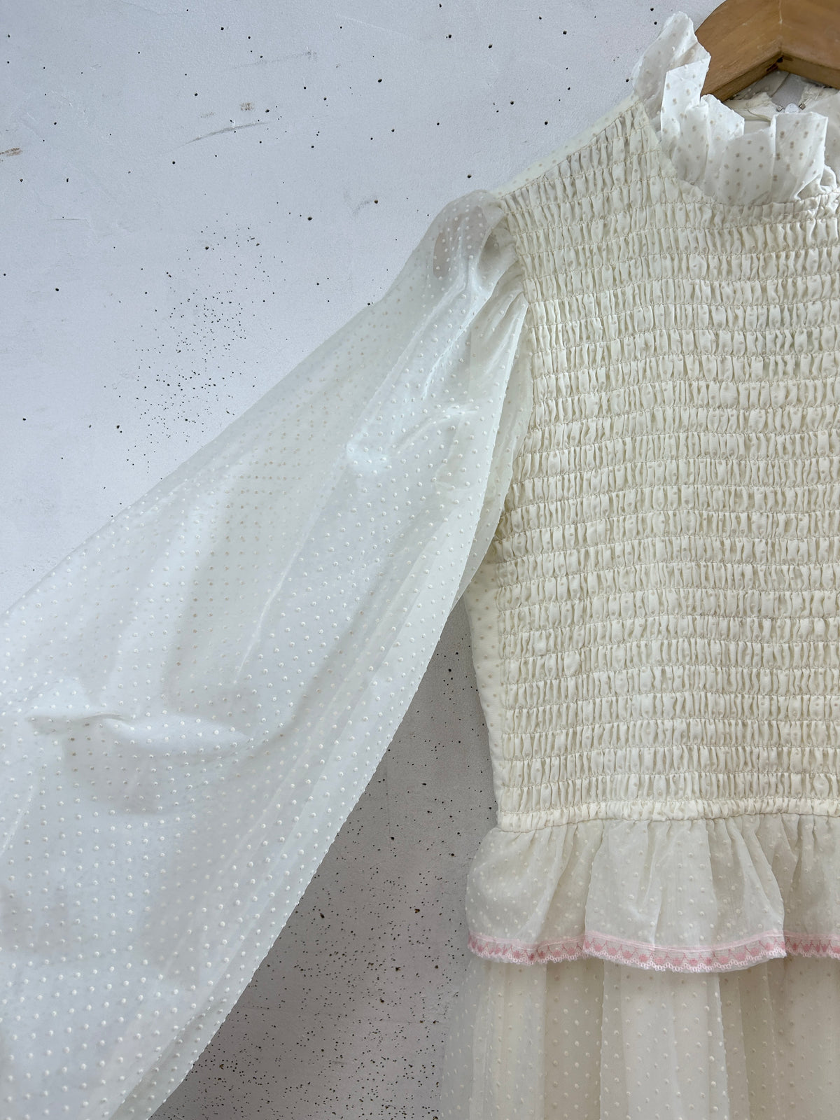 Vintage White Dress [J34079]