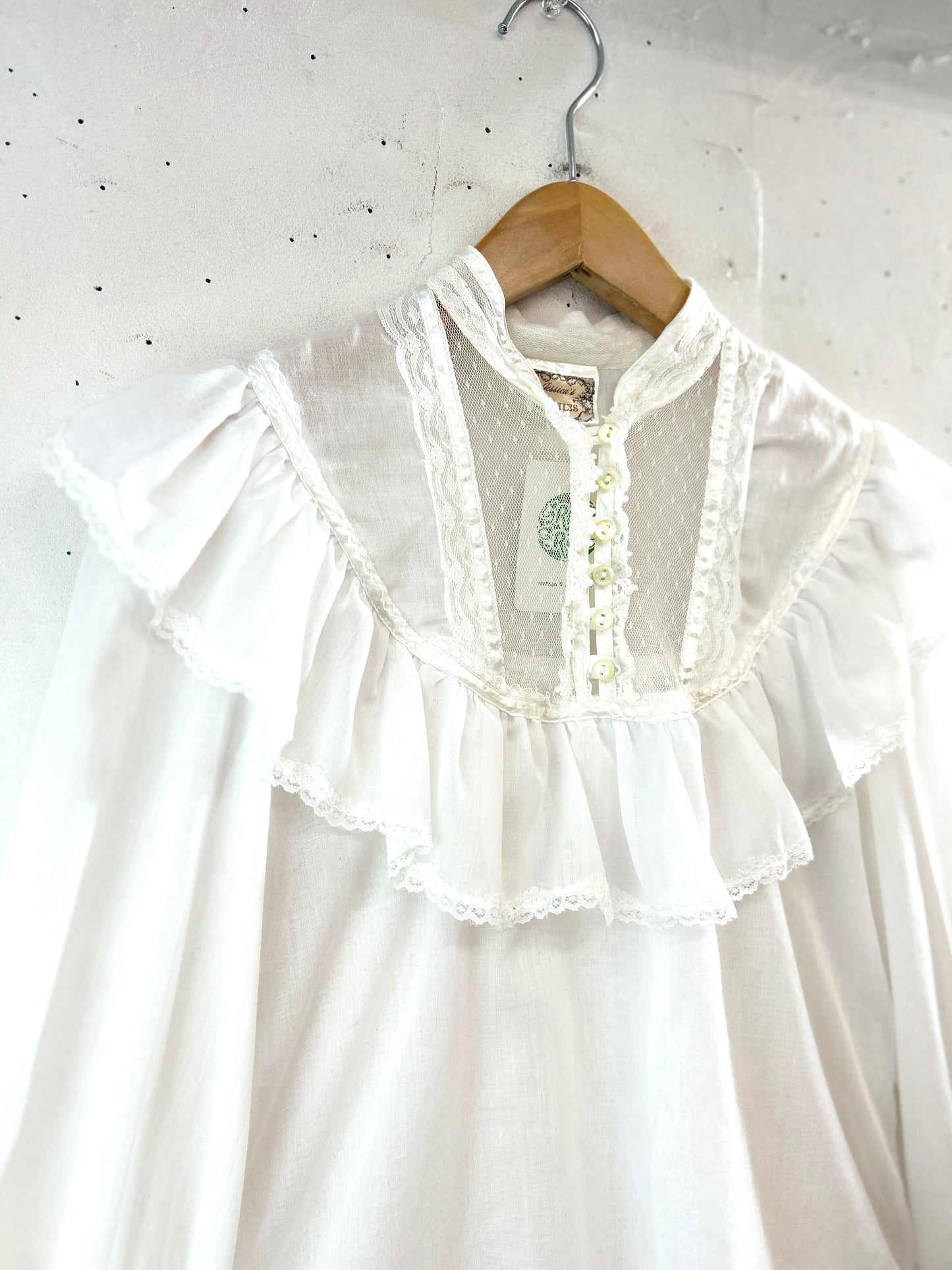 '70sVintage White Blouse 〜GUNNIES〜 [A31322]
