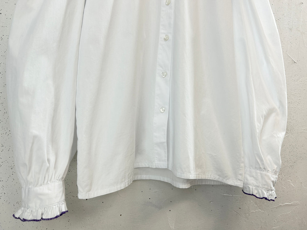 Vintage White Blouse [I33985]