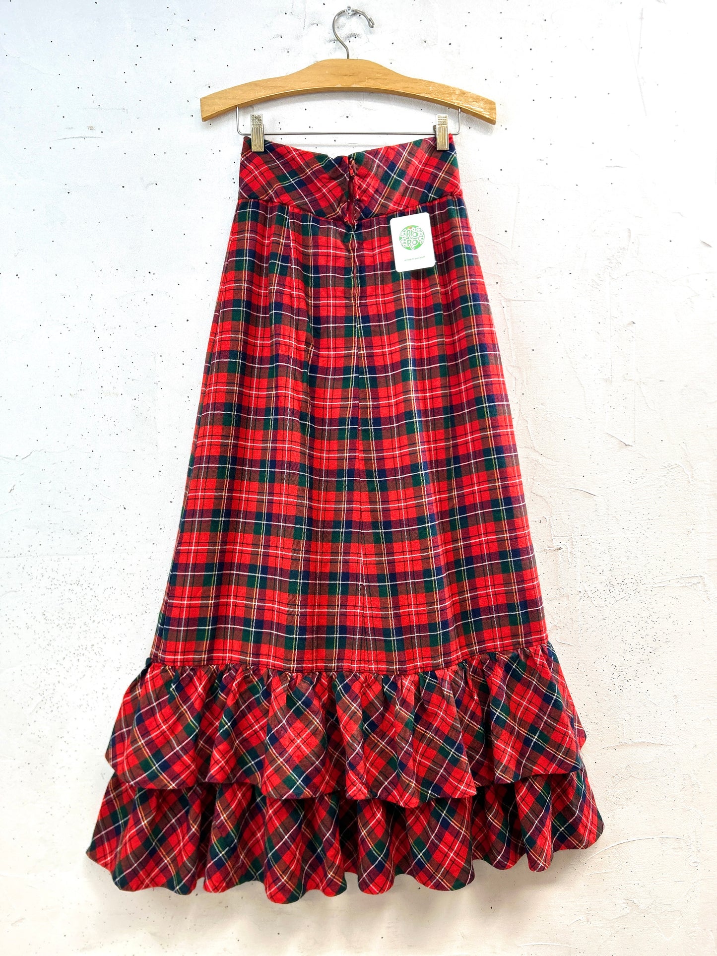 Vintage Plaid Skirt   [L31089]