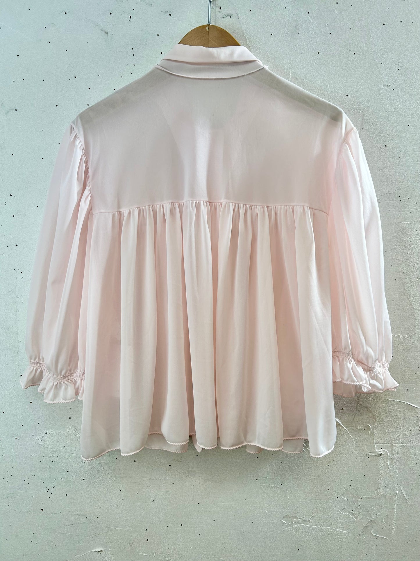 ’70s Vintage Lingerie Short Gown [G30673]
