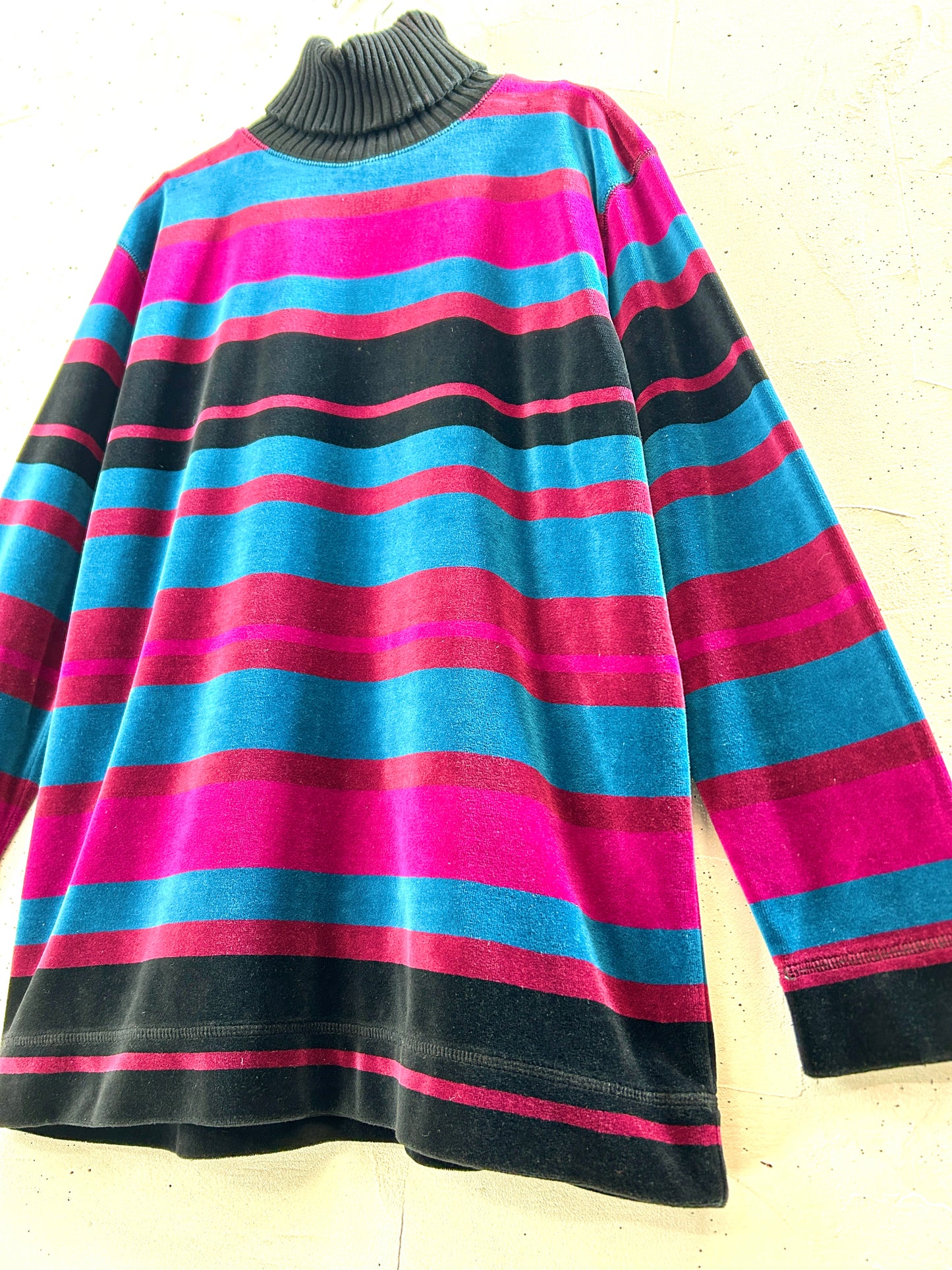 Vintage Velours Tops [K30880]