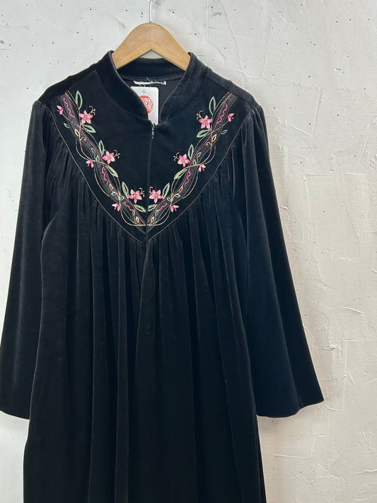Vintage Velours Dress [L29213]