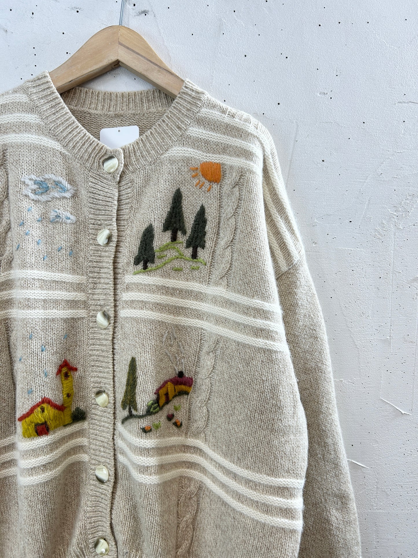 Vintage Knit Cardigan [J30425]