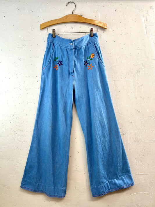 ’70s Vintage Denim Pants 〜NECKERMANN〜 [D32094]
