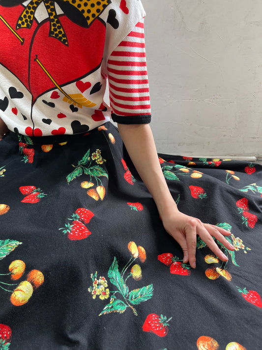 Vintage Fruits Skirt[G24552]