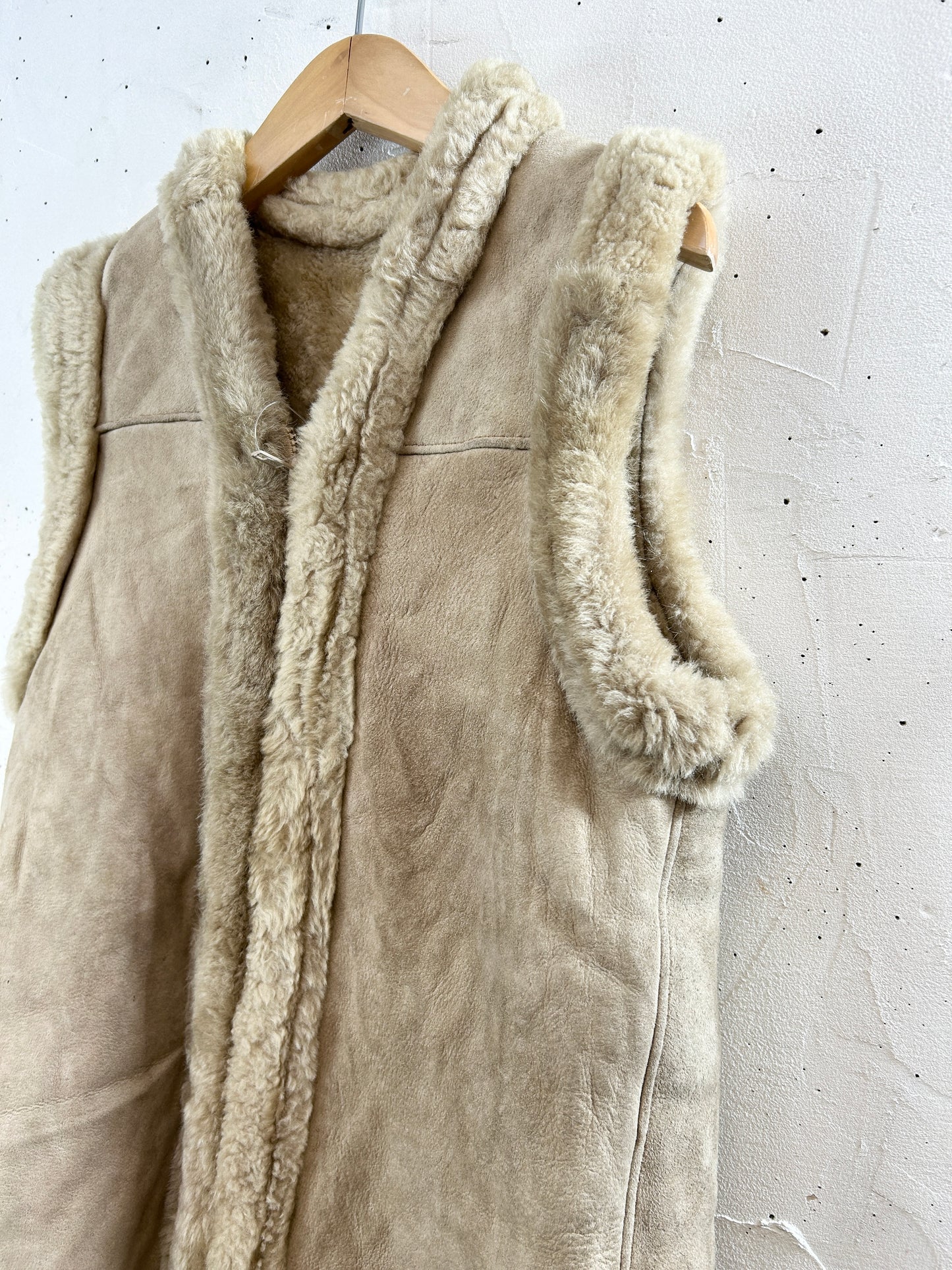 Vintage Leather Vest [J30659]