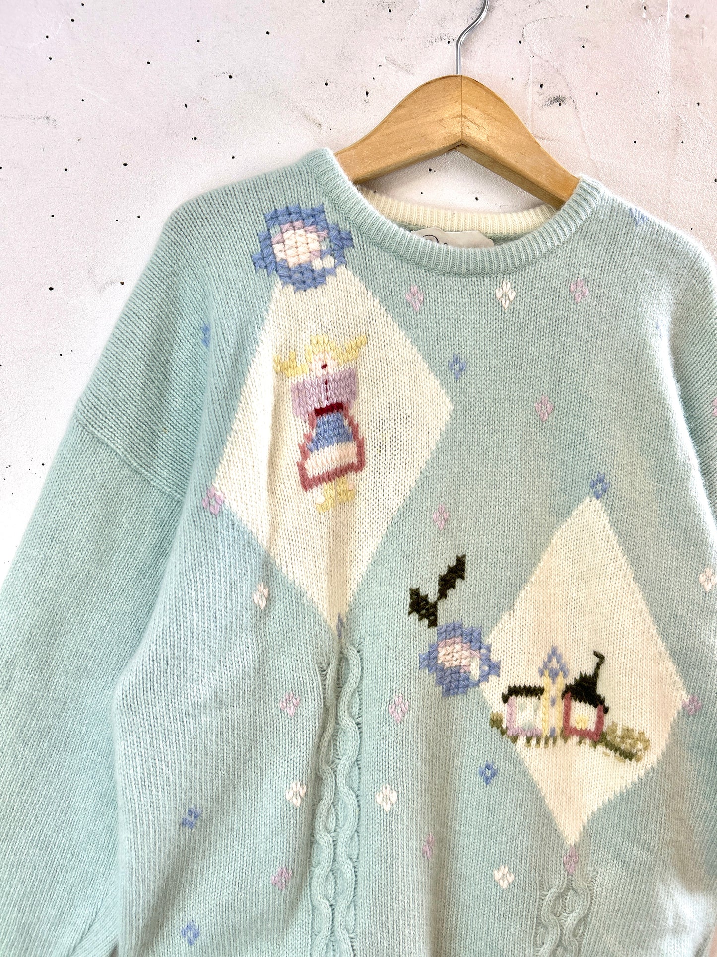 Vintage Knit Sweater MADE IN ITALY [J30620]