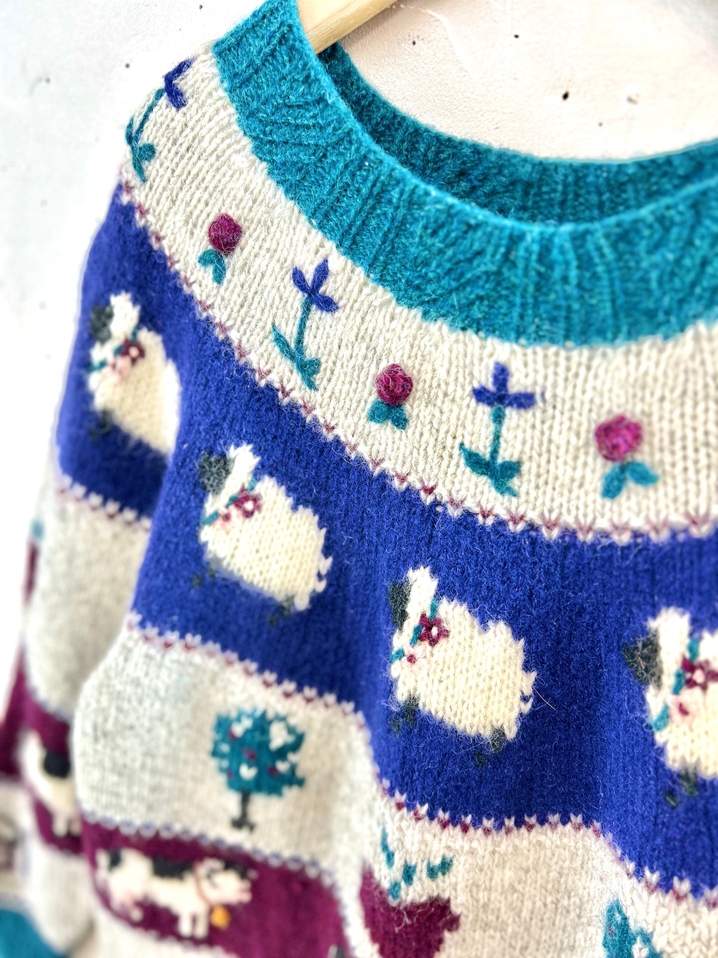 Vintage Knit Sweater 〜Wool rich〜［K30778]