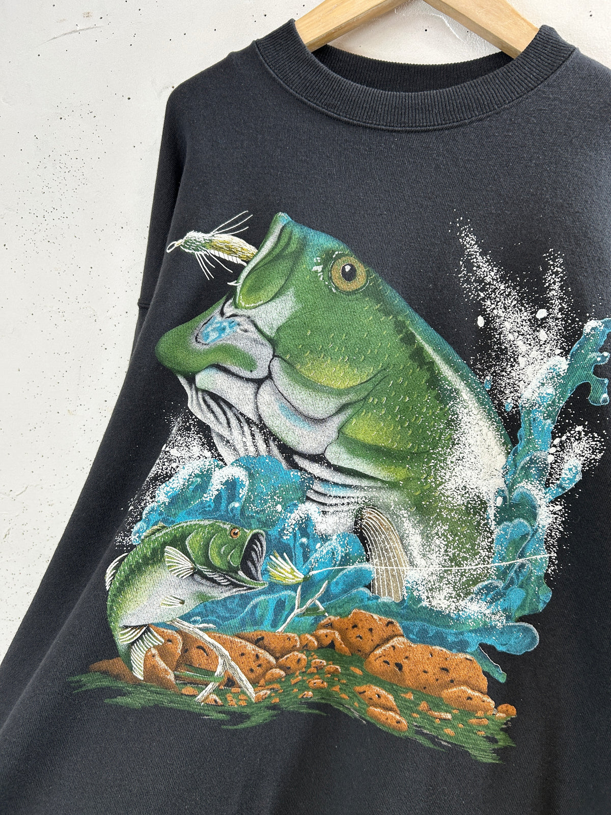 Vintage Sweat Black Bass [J34061]