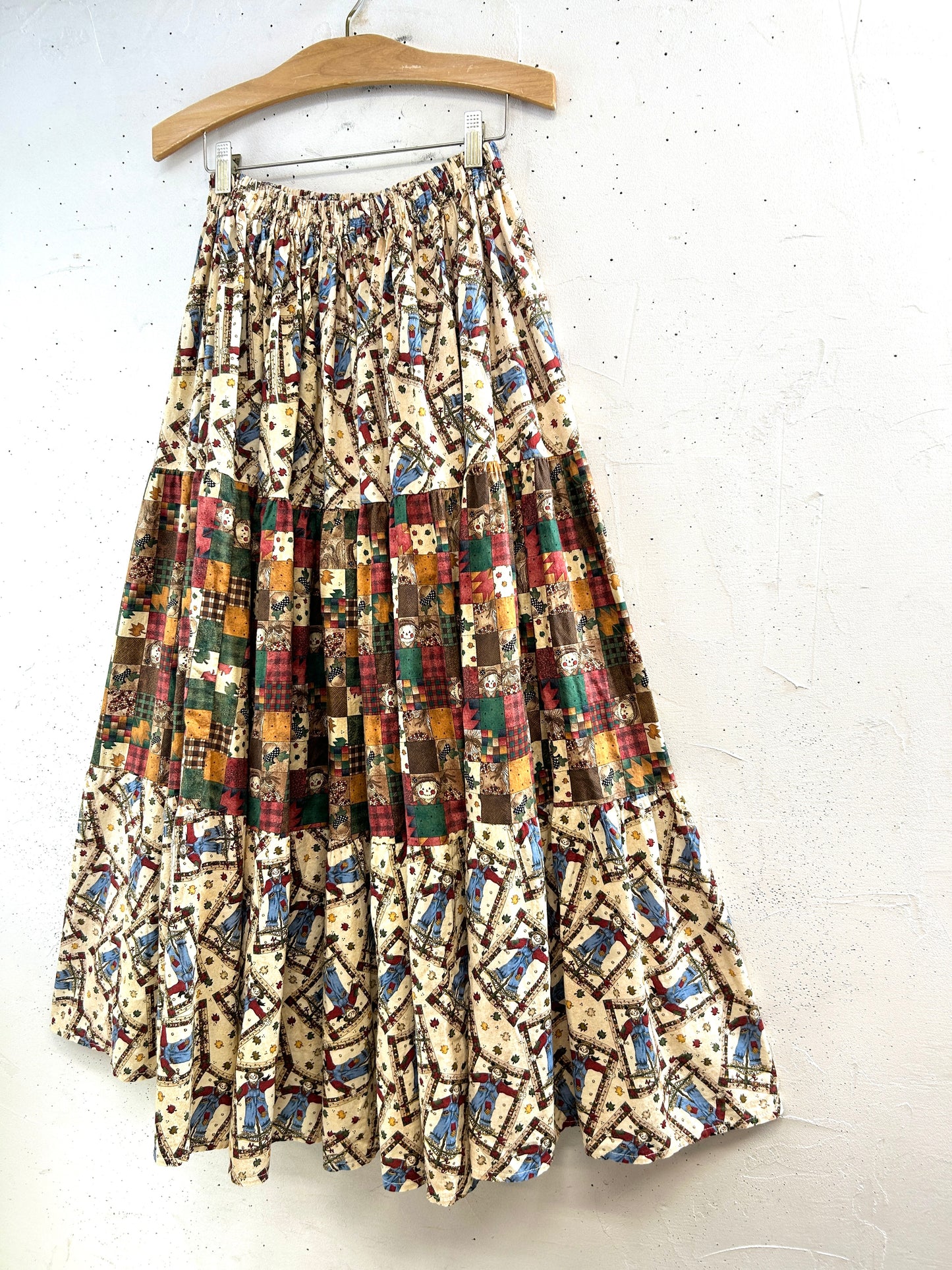 Vintage Tiered Skirt [D32217]