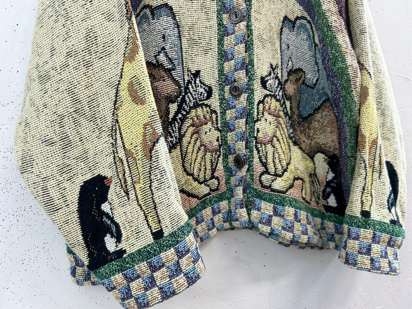 Vintage Rug Jacket 〜SUGAR STREET WEAVERS〜 MADE IN AMERICA [A31239]