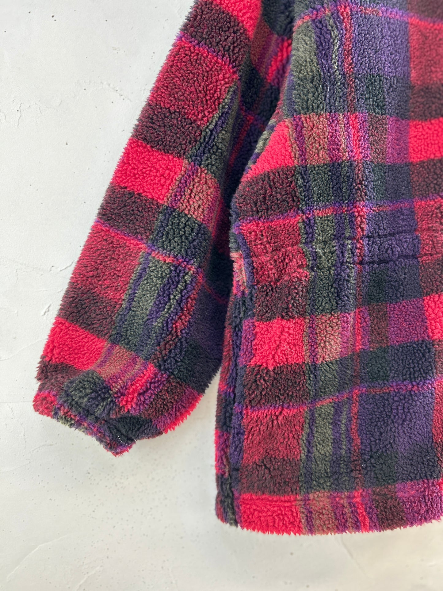 Vintage Boa Jacket 〜Coldwater Creek〜 MADE IN Canada [K30797]