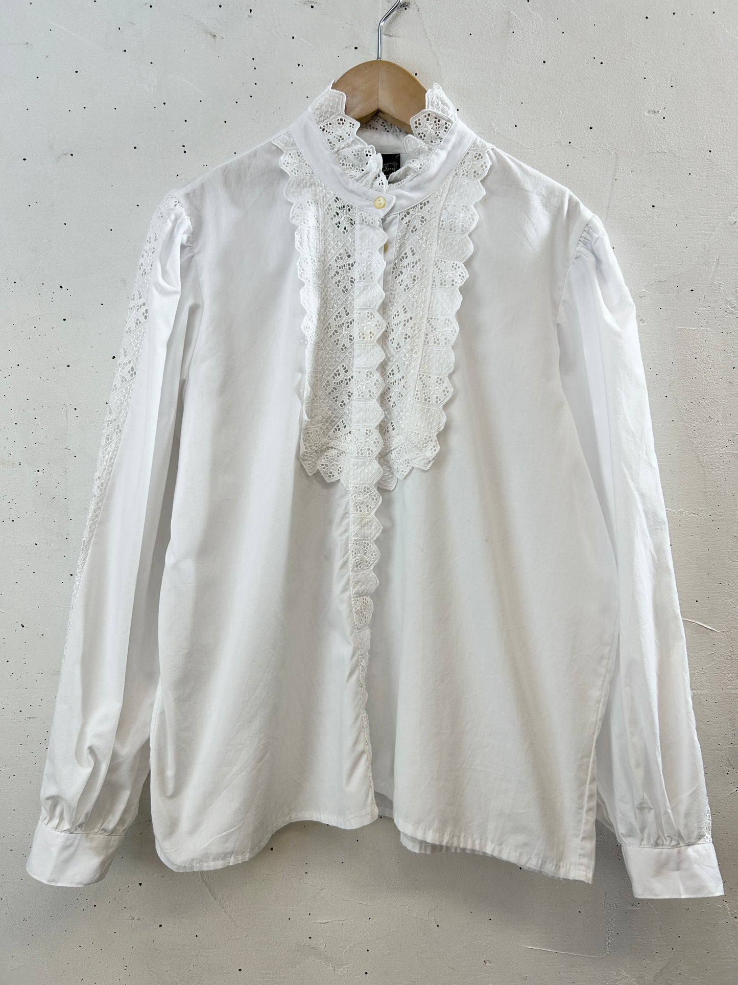 Vintage White Blouse [H30790]