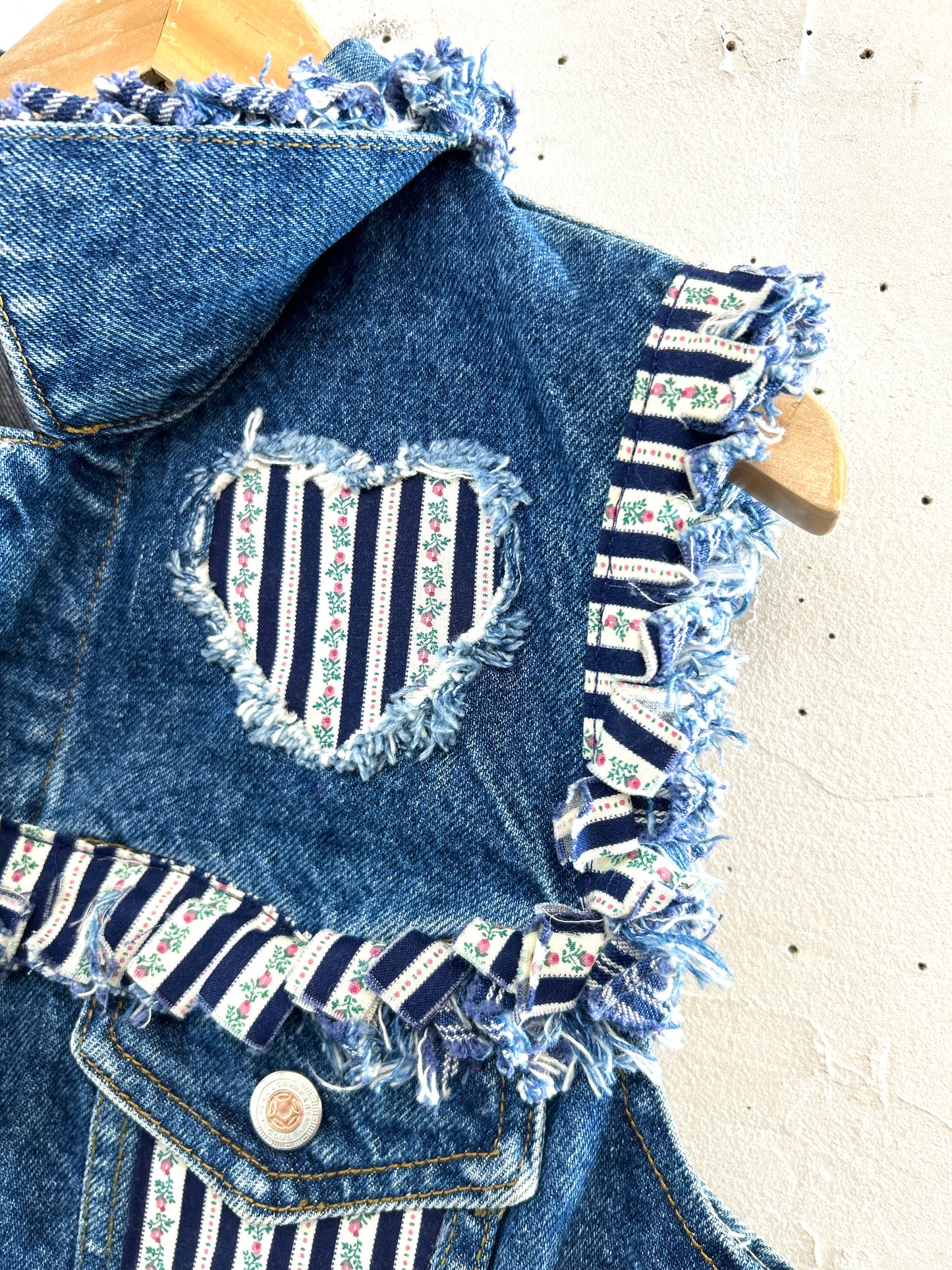 Vintage Denim Vest MADE IN USA [B31502]