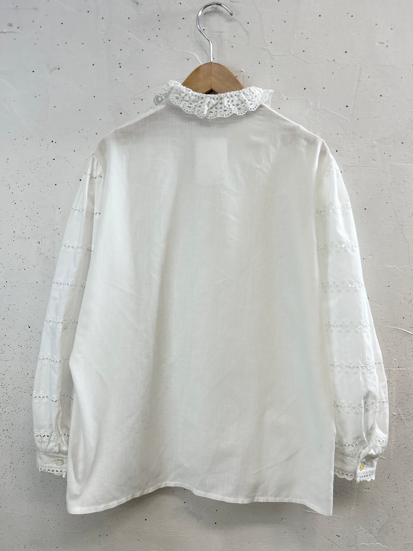 Vintage White Blouse [C31822]