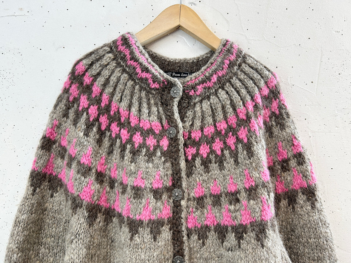 Vintage Knit Cardigan [J34327］