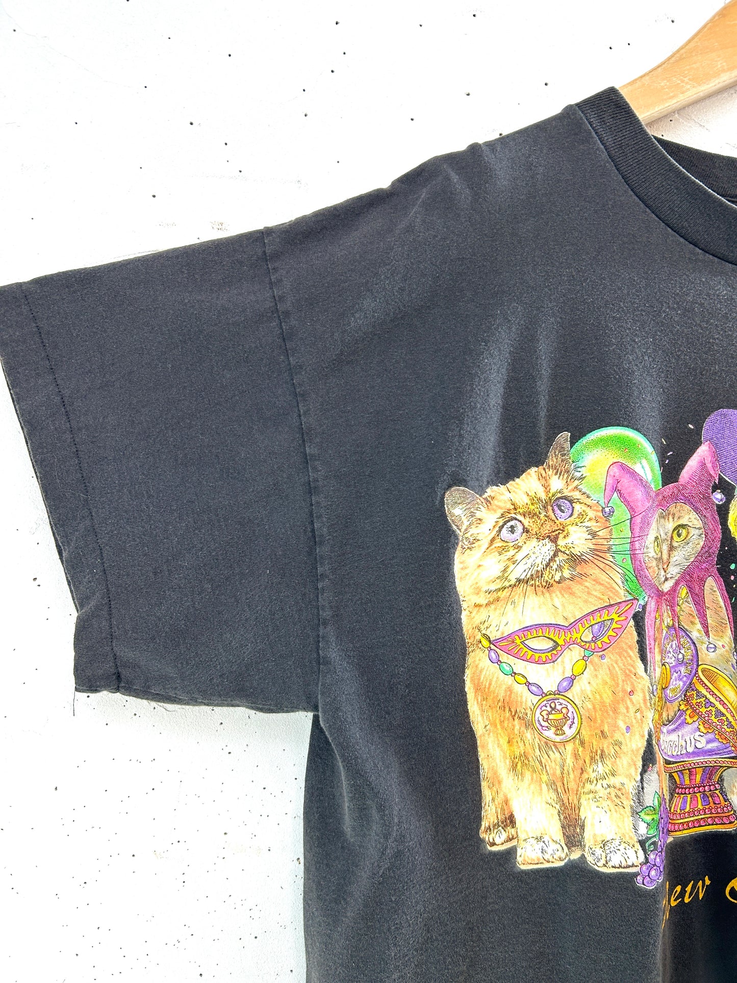 Vintage T Shirt 〜Funny dot CRAZY〜 [F32746]