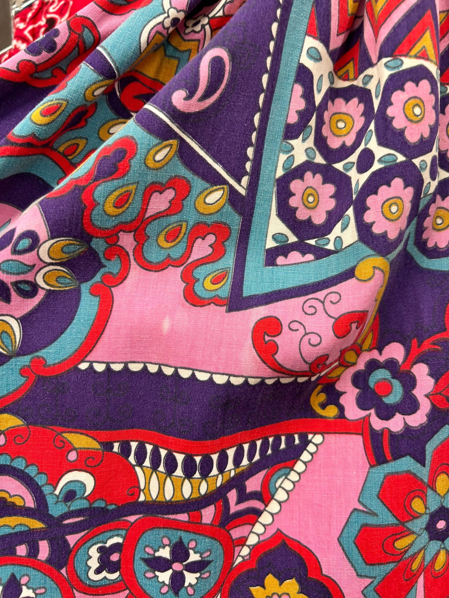 ’70s Vintage Crazy Pattern Skirt 〜Made Specially〜 [G30730]
