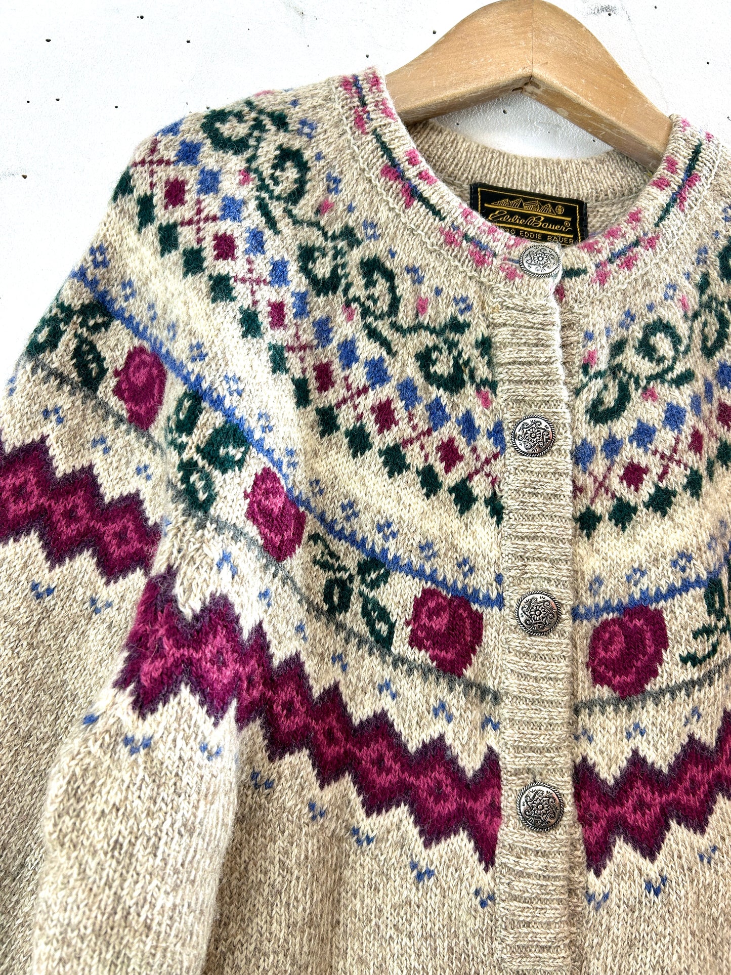 Vintage Knit Cardigan ~Eddie Bauer~[K30721]