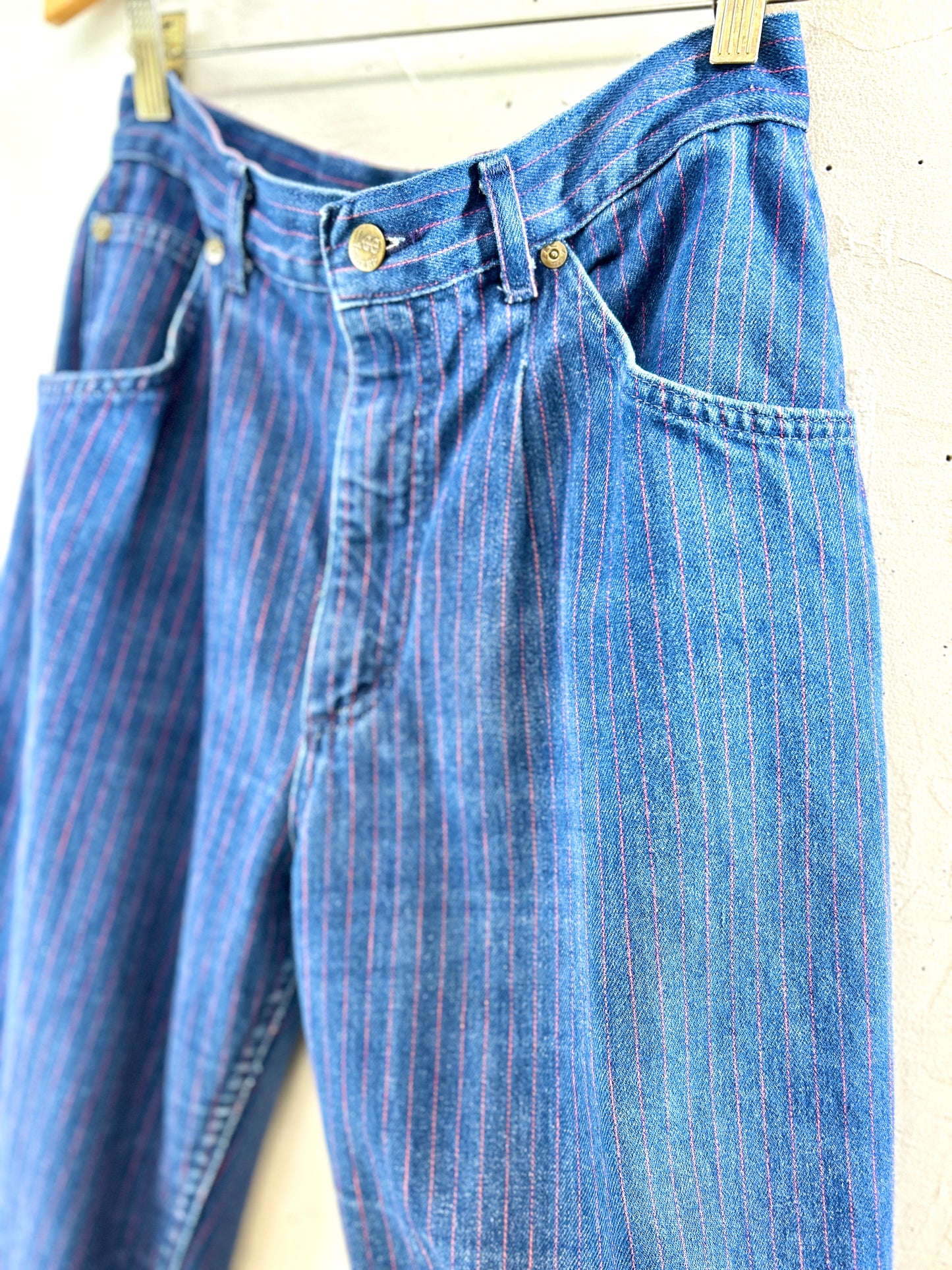 Vintage Denim Stripe Pants 〜Lee〜 MADE IN USA [K30740]