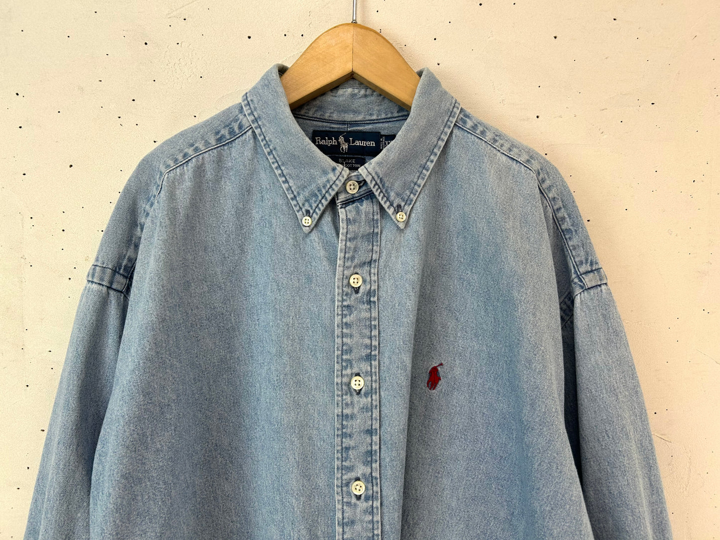 Vintage Denim Shirt XXL ~Ralph Lauren~ [D30001]