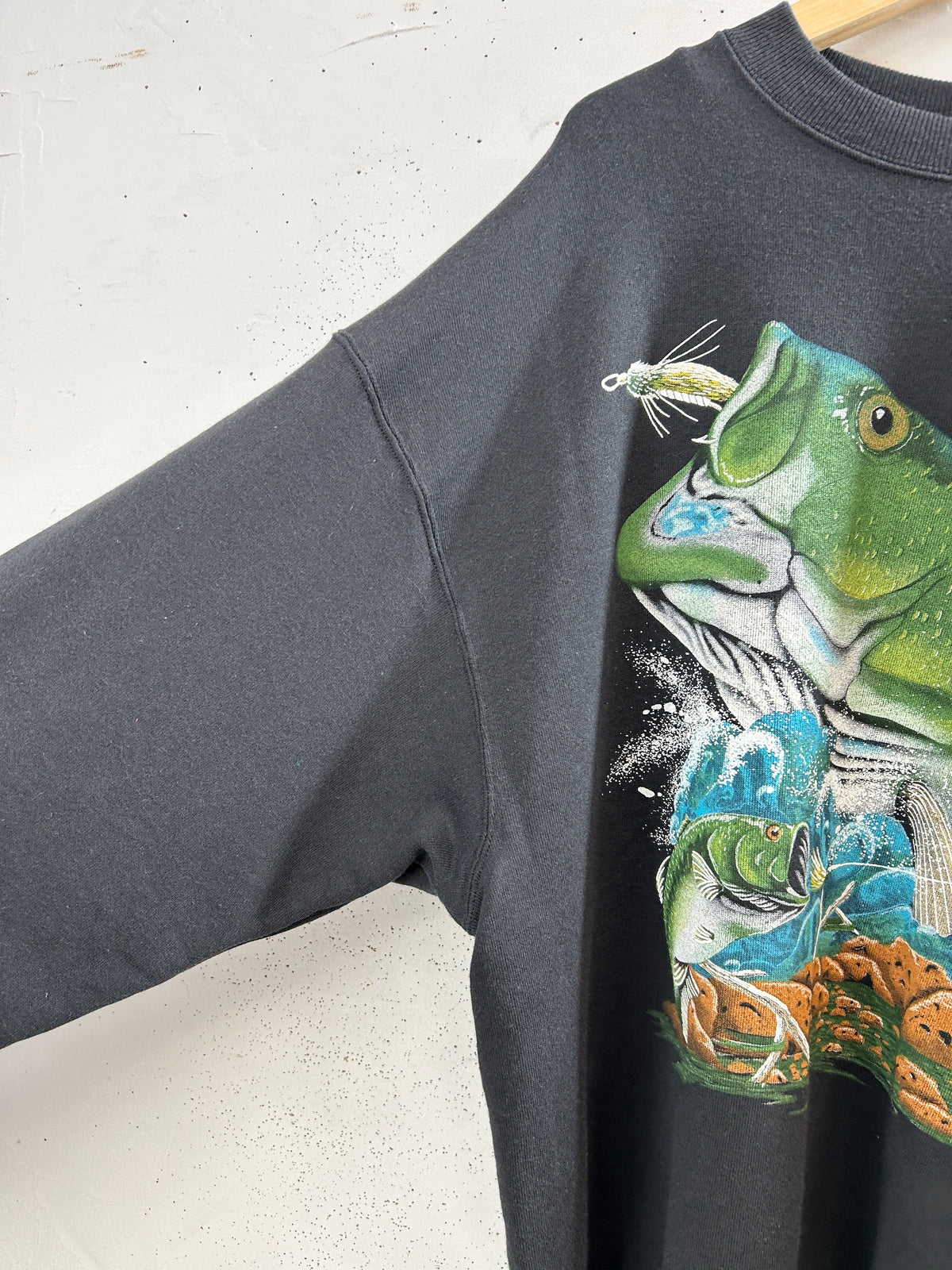 Vintage Sweat Black Bass [J34061]