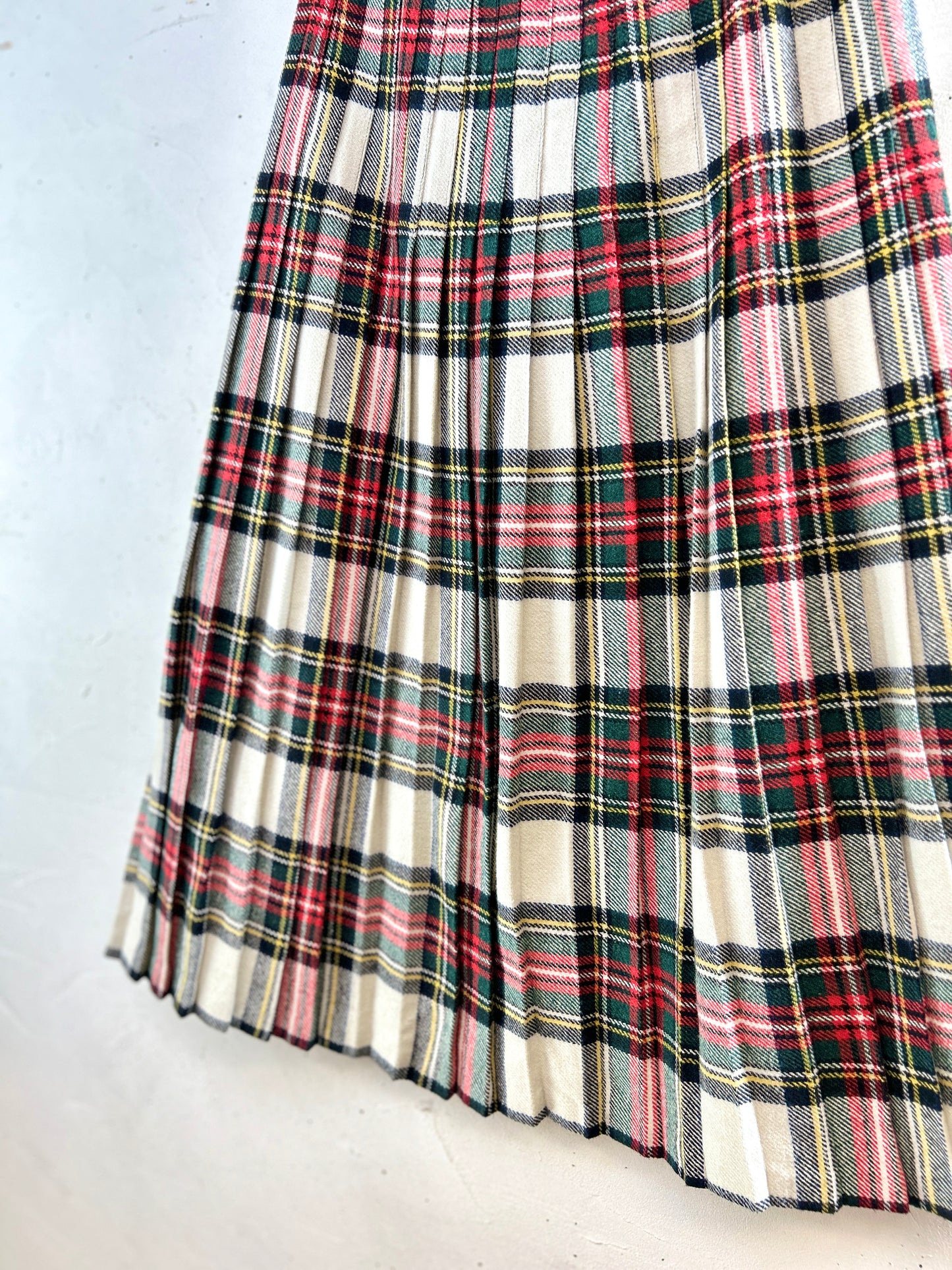 Vintage Plaid Skirt 〜MATTHEW ROYCE〜 MADE IN ENGLAND [J30484]