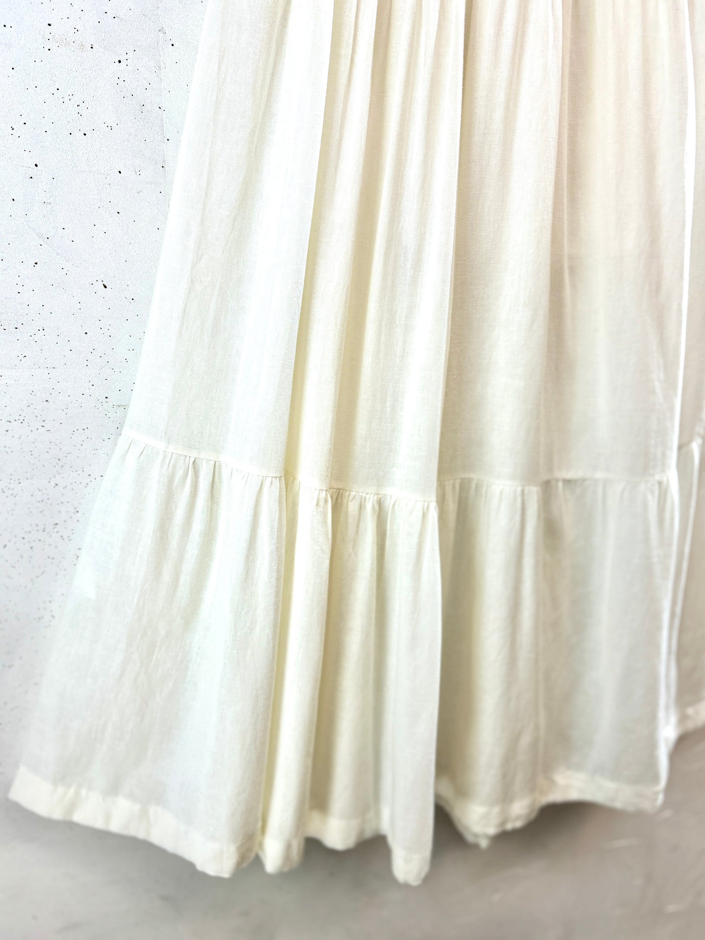 Vintage White Skirt [K30912]