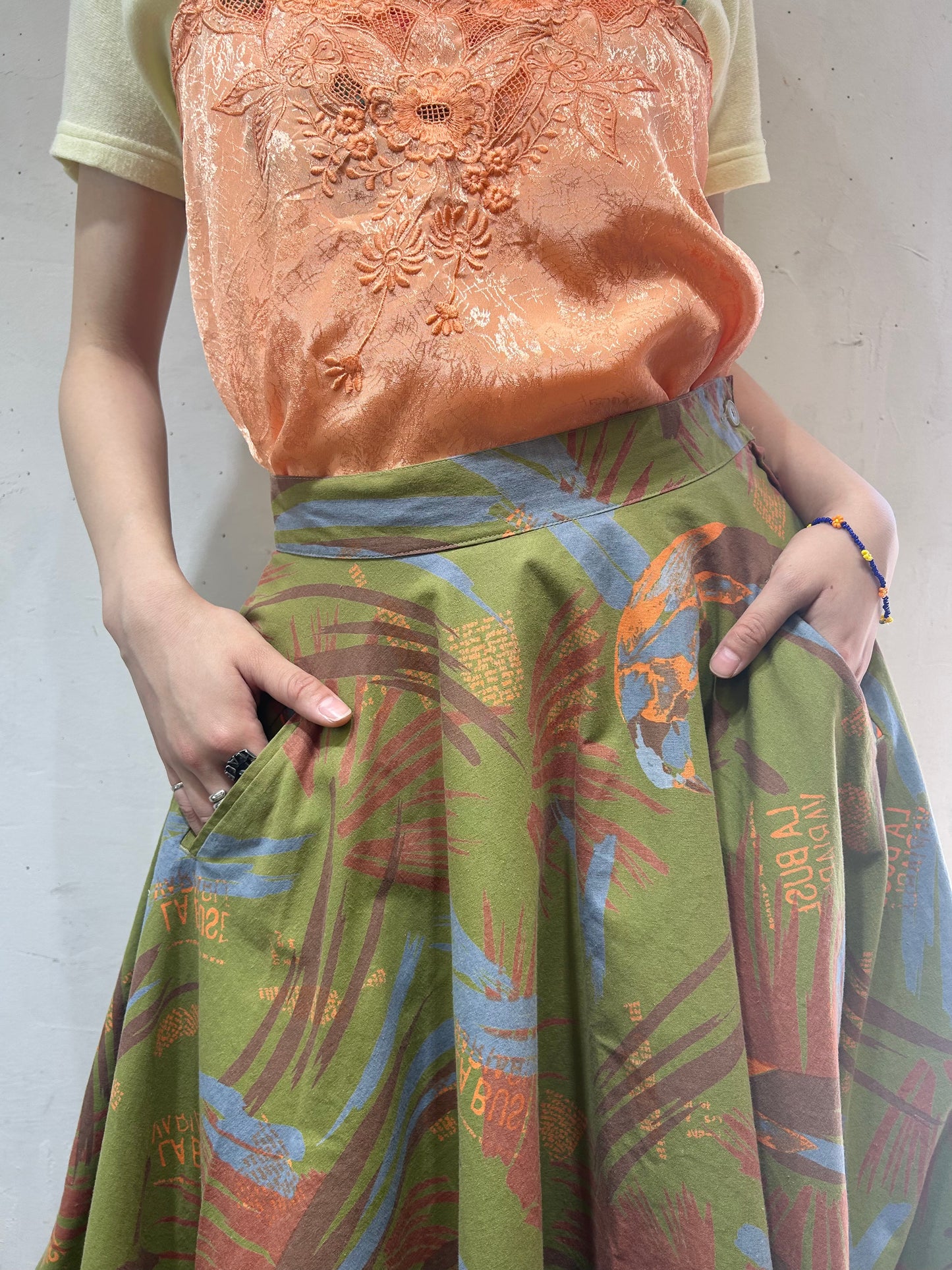 Vintage Cotton Skirt [G24643]