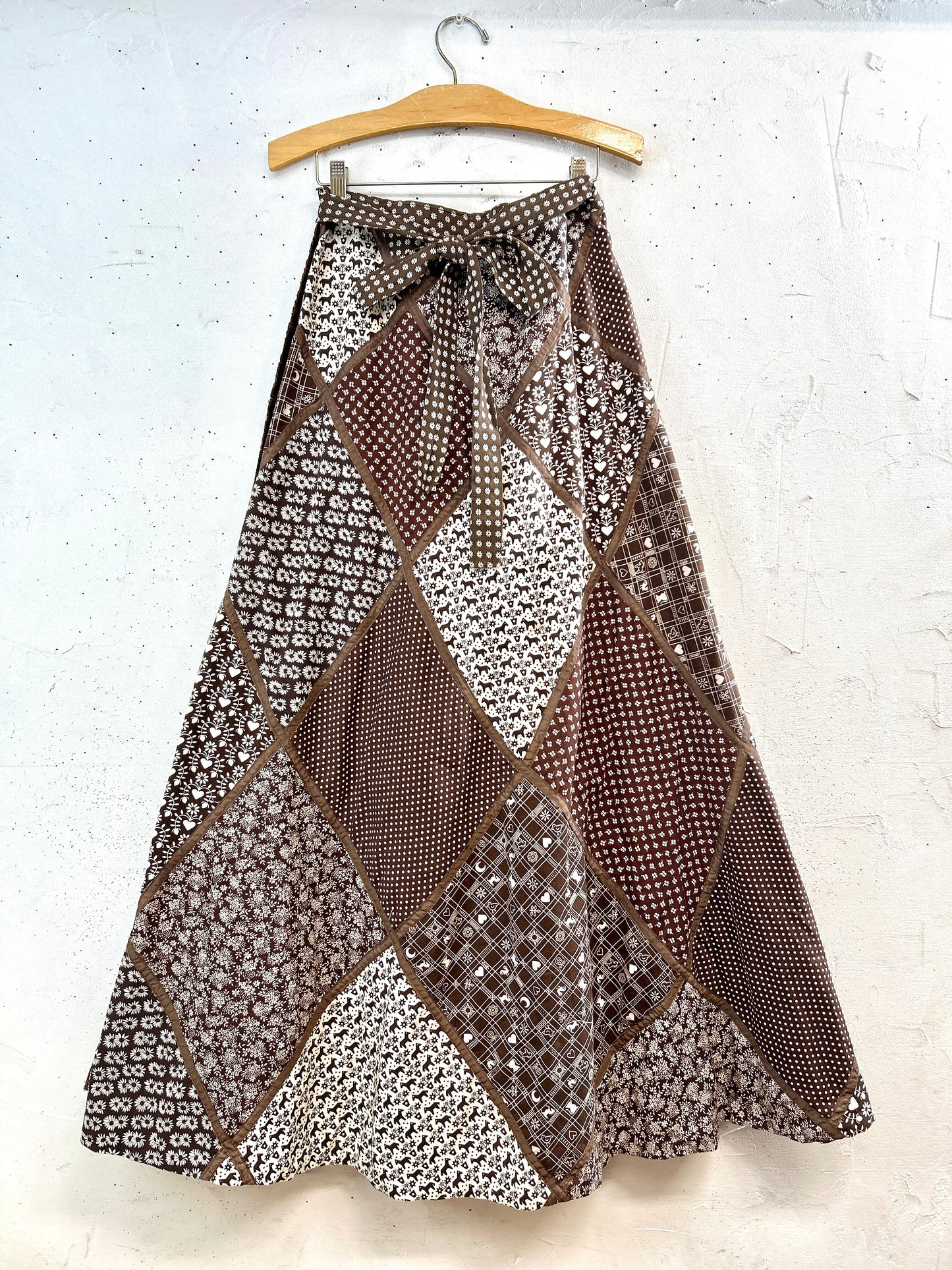’70s Vintage Wrap Skirt [A31226]