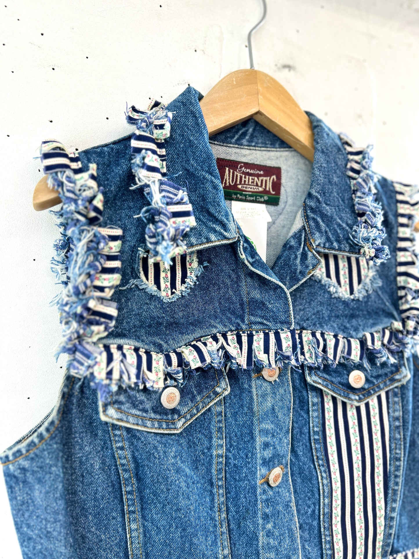 Vintage Denim Vest MADE IN USA [B31502]